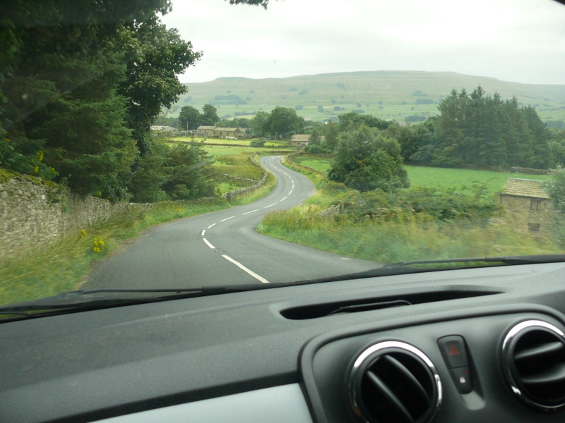 We were nearing the town where they make Wensleydale Cheese! Just so you know.